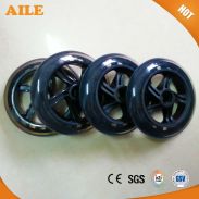 High Quality PU Tyre Plastic Core Trolley Wheels