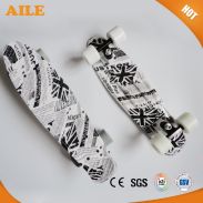 High Quality Graphic Printed Newspaper Super Cheap Skate Longboard